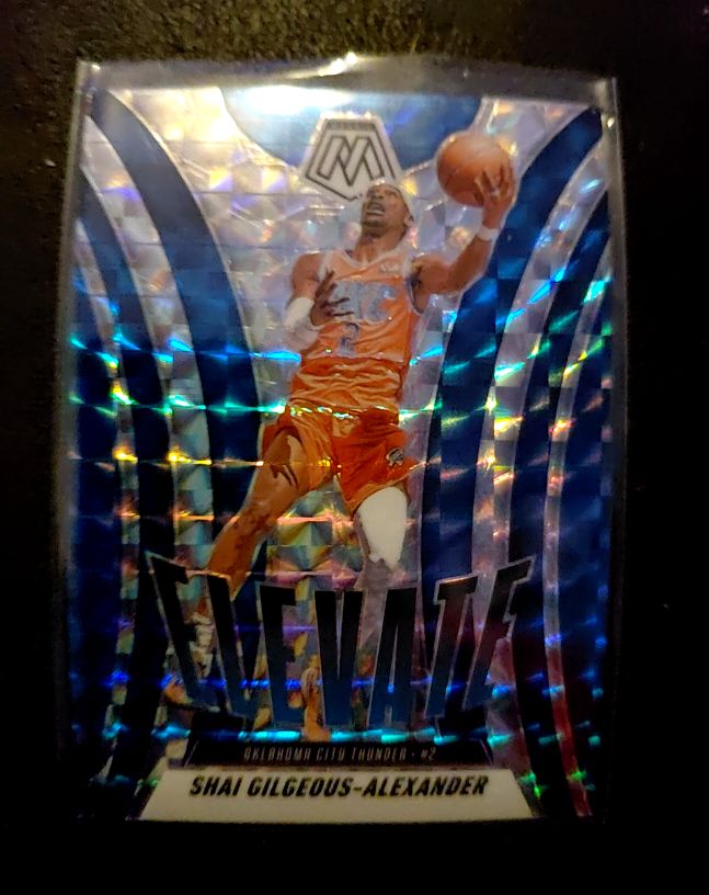 2024-25 Panini Mosaic #25 Shai Gilgeous-Alexander Elevate — front