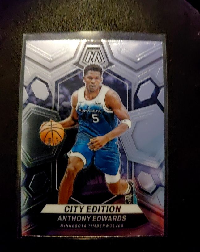 2023-24 Panini Mosaic - City Edition #273 Anthony Edwards — front