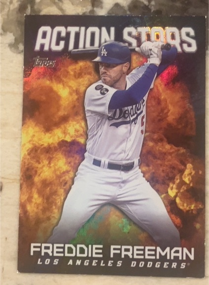 2023 Topps Chrome Update #ASC-10 Freddie Freeman Action Stars — front