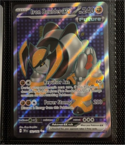 2024 Pokémon #192 Iron Boulder EX — front