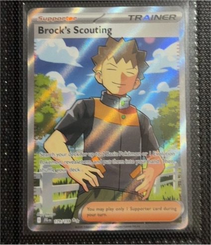 2025 Pokémon Journey Together #179 Brock's Scouting — front