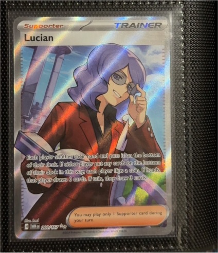 2024 Pokémon SV06 Twilight Masquerade #208 Lucian — front