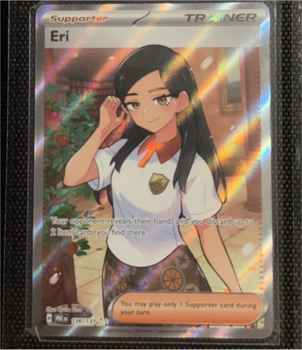 2022 Pokémon Scarlet & Violet Prismatic Evolutions #136 Eri — front