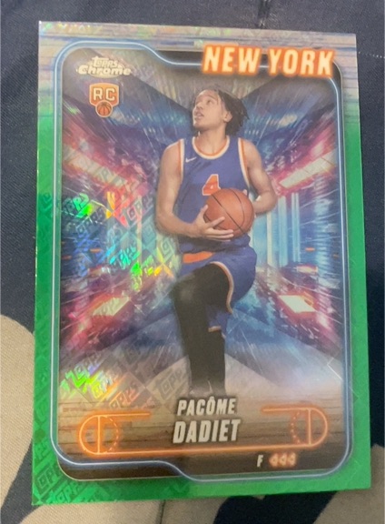 2024-25 Topps Chrome #172 Pacôme Dadiet — front