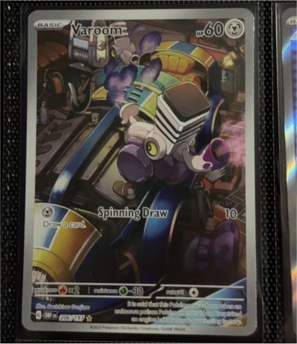 2023 Pokémon TCG SV03: Obsidian Flames #206 Varoom — front