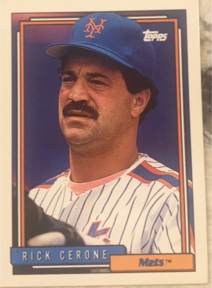 1992 Topps #643 Rick Cerone — front