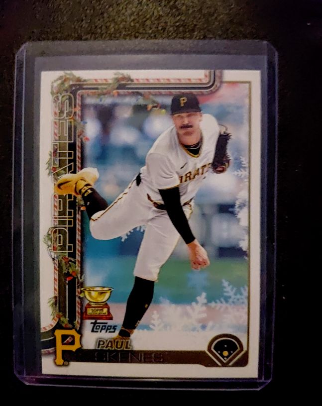 2025 Topps Holiday #H70 Paul Skenes — front