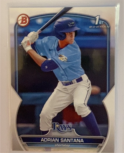 2023 Bowman Draft #BD-130 Adrian Santana — front