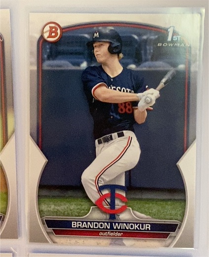 2023 Bowman Draft #BD-69 Brandon Winokur — front