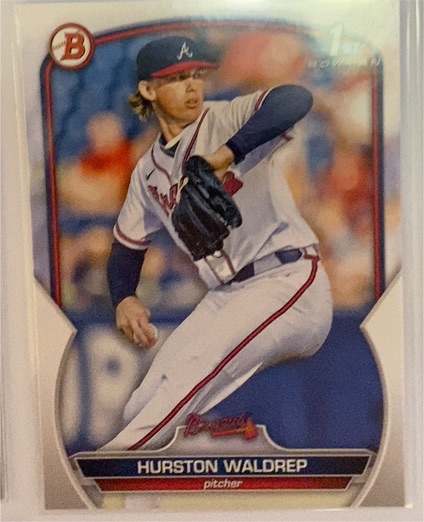 2023 Bowman Draft #BD-114 Hurston Waldrep — front