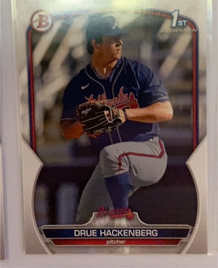 2023 Bowman Draft #BD-38 Drue Hackenberg — front