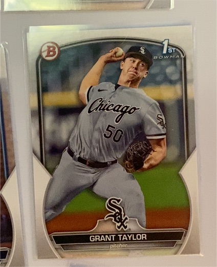 2023 Bowman Draft #BD-8 Grant Taylor — front