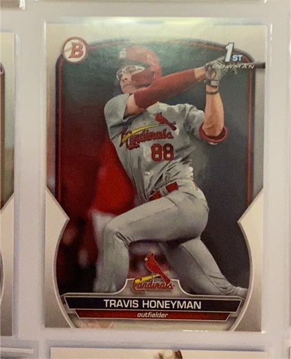 2023 Bowman Draft #BD-95 Travis Honeyman — front