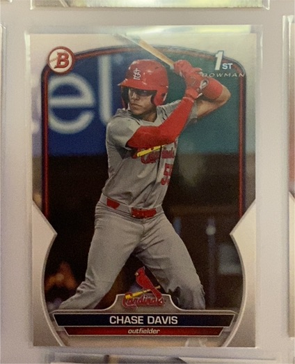 2023 Bowman Draft #BD-48 Chase Davis — front