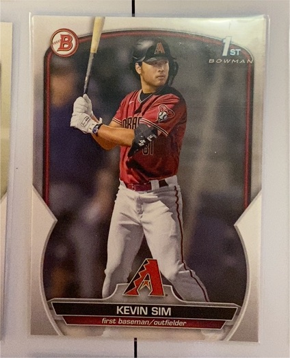 2023 Bowman Draft #BD-16 Kevin Sim — front
