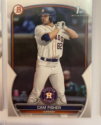 2023 Bowman Draft #BD-35 Cam Fisher — front