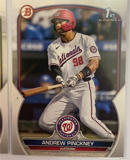 2023 Bowman Draft #BD-40 Andrew Pinckney — front