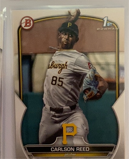 2023 Bowman Draft #BD-11 Carlson Reed — front