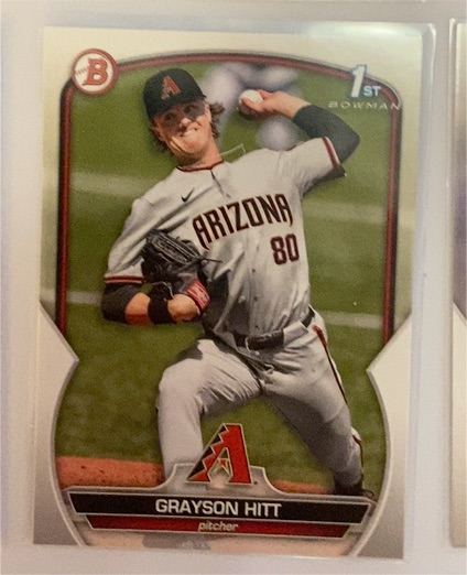 2023 Bowman Draft #BD-57 Grayson Hitt — front