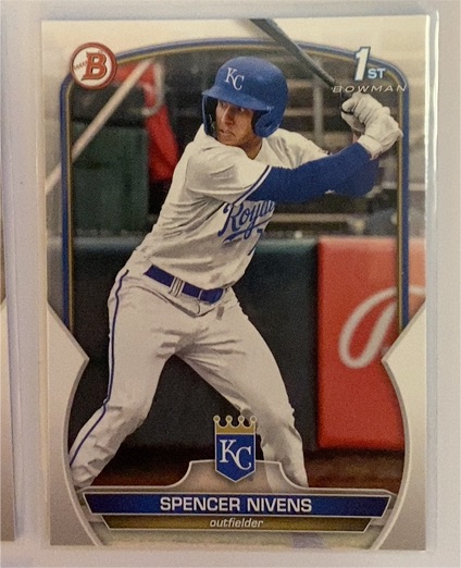 2023 Bowman Draft #BD-93 Spencer Nivens — front