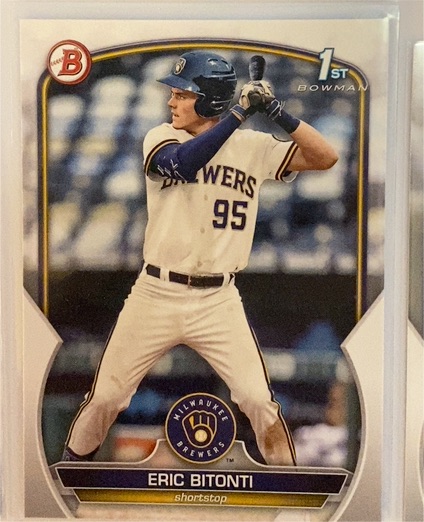2023 Bowman Draft #BD-134 Eric Bitonti — front