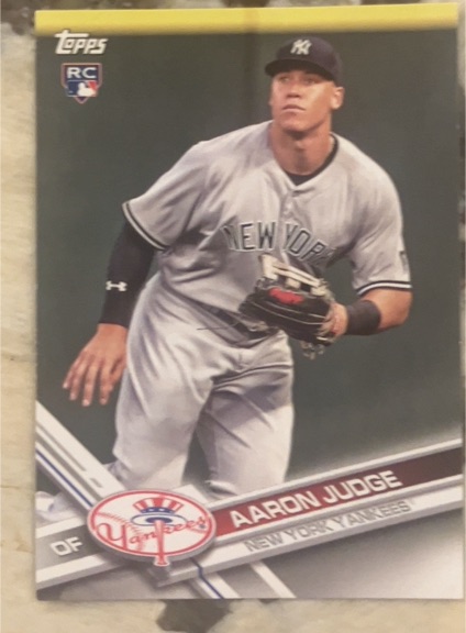 2017 Topps New York Yankees #NYY-16 Aaron Judge — front