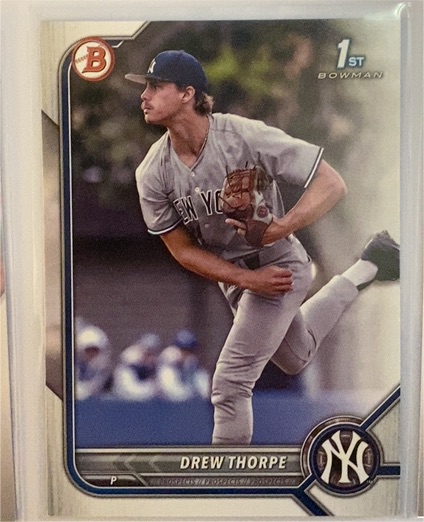 2022 Bowman Draft #BD-25 Drew Thorpe — front