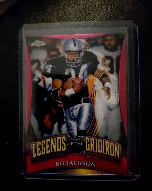 2024 Topps Chrome Legends of the Gridiron #LOG-4 Bo Jackson — front