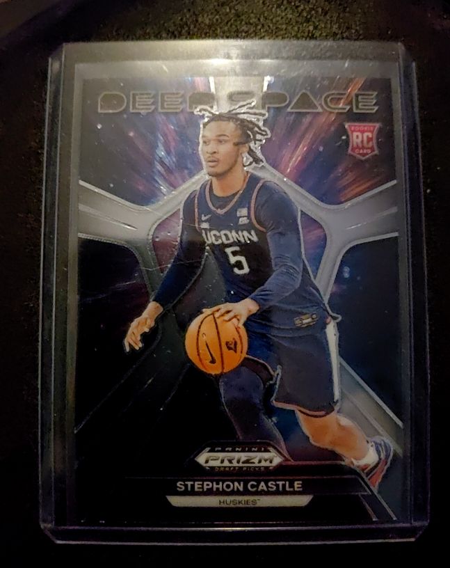 2024 Panini Prizm Draft Picks Deep Space #15 Stephon Castle — front