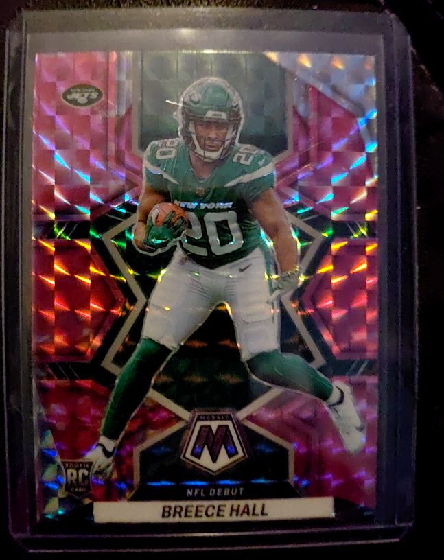2022 Panini Mosaic NFL Debut #Breece Hall — front
