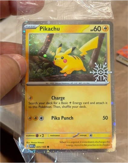 2025 Pokémon #025 Pikachu — front