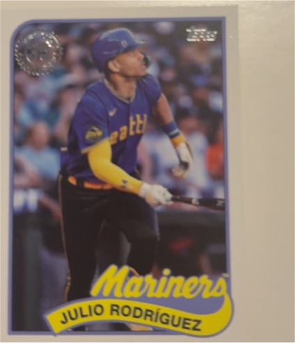 2024 Topps 1989 Topps Baseball 35th Anniversary #89B-66 Julio Rodriguez — front