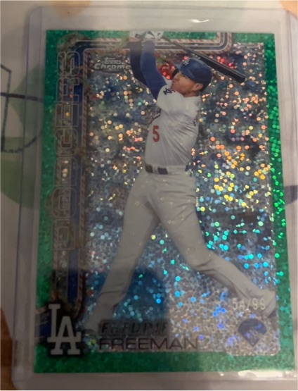 2025 Topps Chrome #54 Freddie Freeman — front