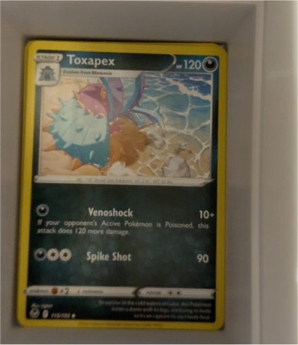 2022 Pokémon TCG Silver Tempest #115 Toxapex — front