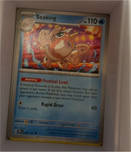 2016 Pokémon Prismatic Evolutions #21 Seaking — front