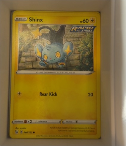 2021 Pokémon Battle Styles #46 Shinx — front