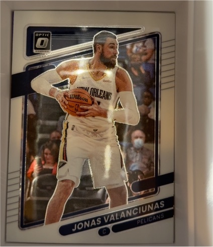 2021-22 Panini Donruss Optic #71 Jonas Valanciunas — front
