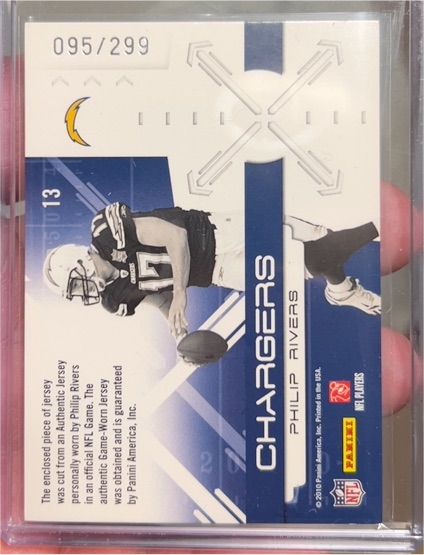2010 Panini Playoff #13 Philip Rivers — front