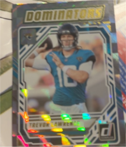 2025 Panini Donruss #DOM-TLE Trevor Lawrence Dominators — front