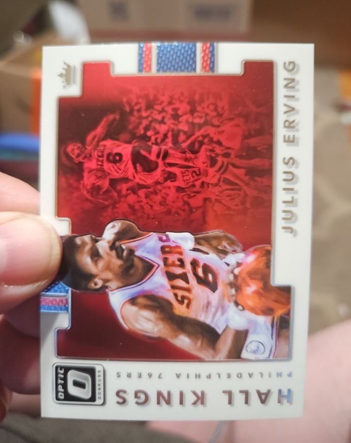2017-18 Donruss Optic #5 Julius Erving Hall Kings — front