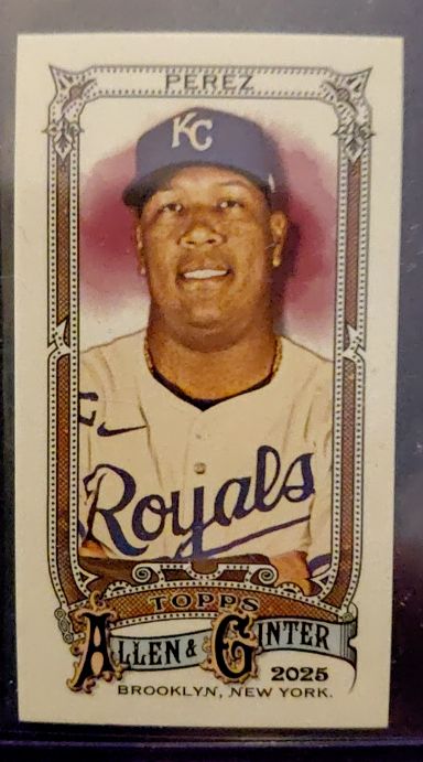 2025 Topps Allen & Ginter Mini #165 Salvador Perez — front