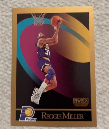 1990-91 SkyBox #117 Reggie Miller — front