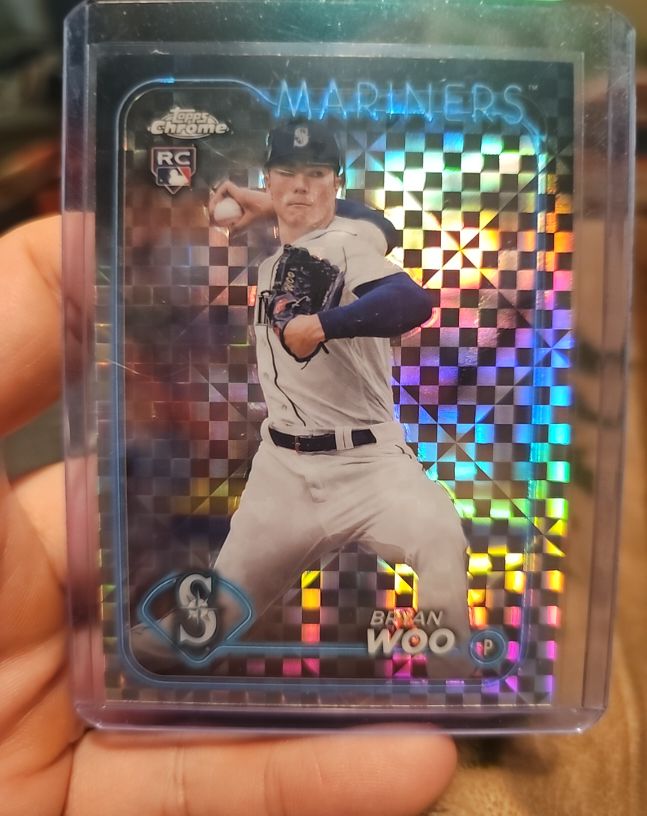 2024 Topps Chrome #172 Bryan Woo — front