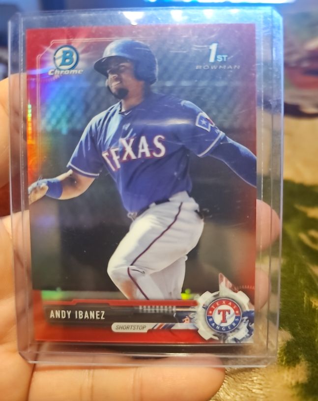 2017 Bowman Chrome #BP36 Andy Ibanez — front