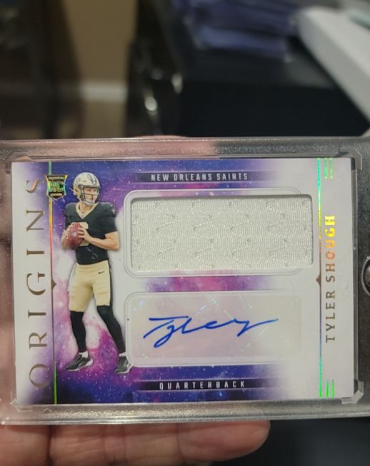 2025 Panini Origins #RJJ-TSH Tyler Shough — front