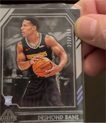 2020-21 Panini Chronicles Majestic #365 Desmond Bane — front
