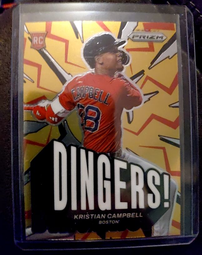 2025 Panini Prizm #9 Kristian Campbell Dingers Rookie — front
