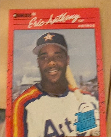 1990 Donruss #34 Eric Anthony — front