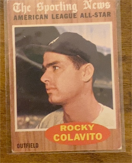 1962 Topps #472 Rocky Colavito — front