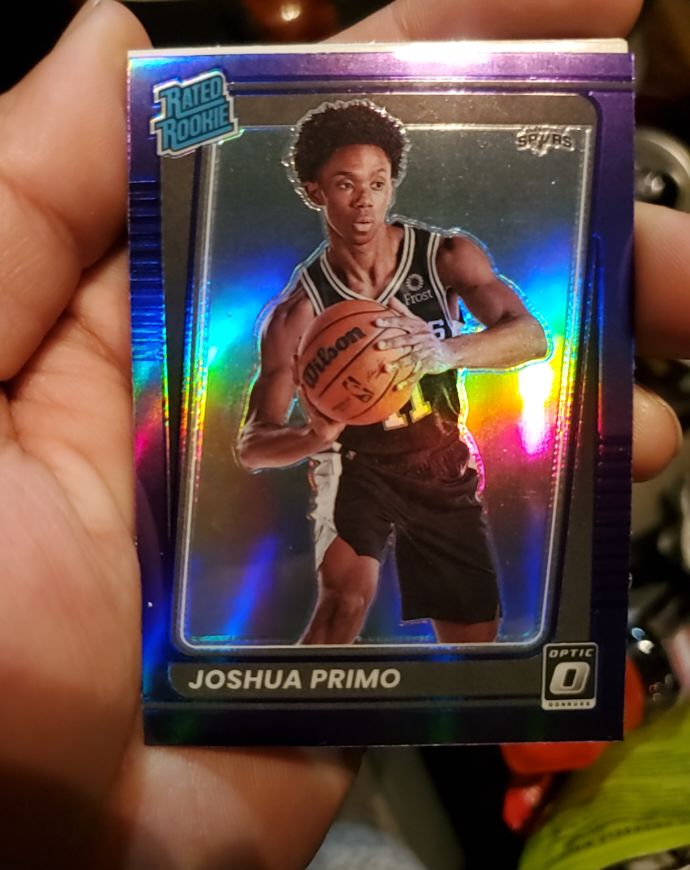 2021-22 Panini Donruss Optic #162 Joshua Primo — front